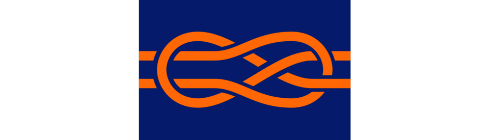 Flagge der Internationalen Föderation Vexillologischer Gesellschaften (FIAV).