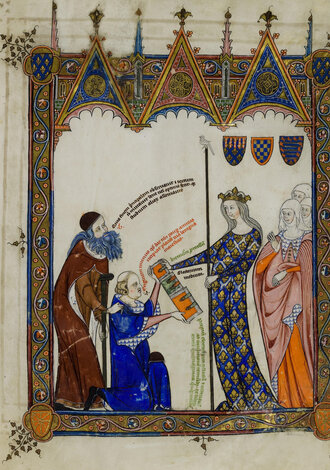 Miniaturenzyklus über Leben und Lehre des Raimundus Lullus (Cod. St. Peter perg. 92).