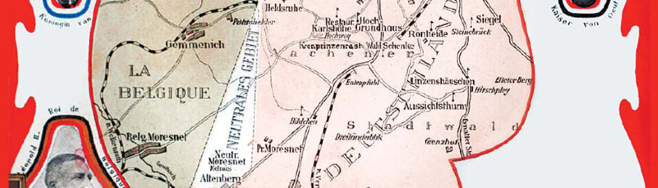 Postkarte des Gebiets Moresnet/Altenberg. Etwa 1900 entstanden.